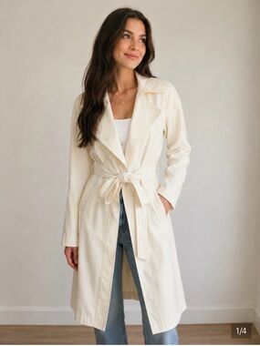 Club Monaco Never worn cream coat